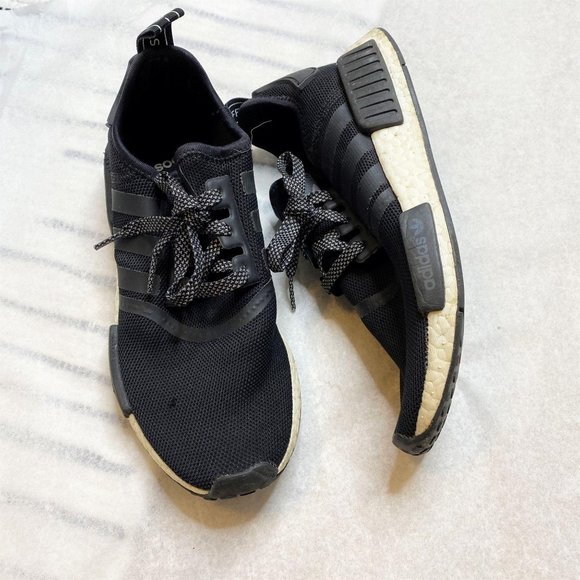 adidas gazelle silver green womens Shop Black Mens adidas NMD R1 Lace Up Sneakers – Shoebacca main image 1